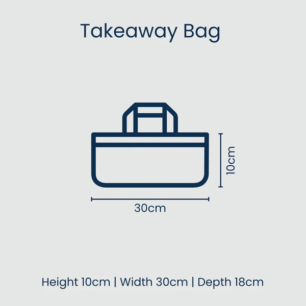 Project Ten Leopard Takeaway Bag