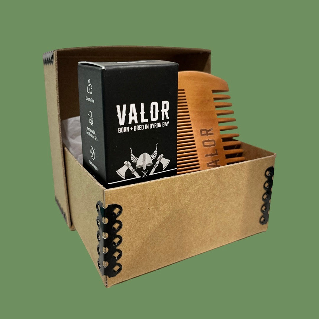 Valor Organics Beard Taming Duo Gift Box