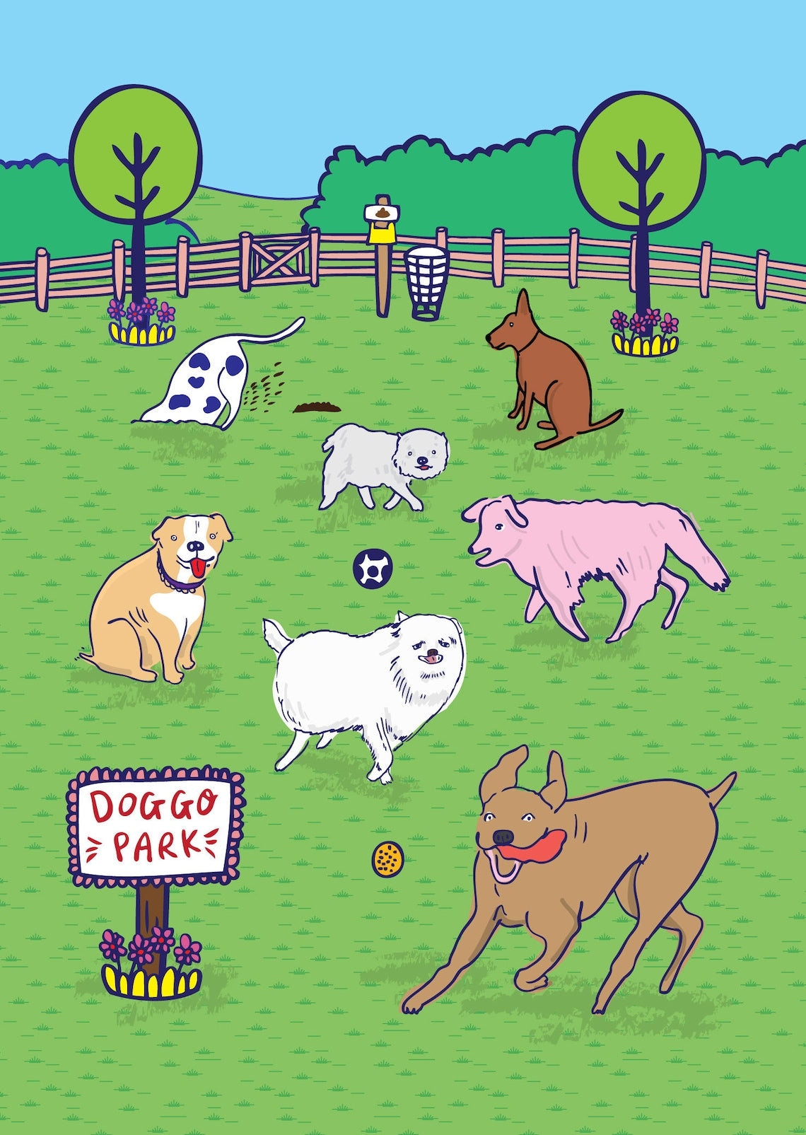 Illustration of Able & Game Dog Park Microfibre Cloth