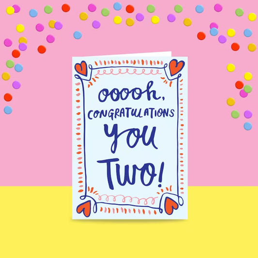 Able & Game Ooooh Congratulations You Two Card