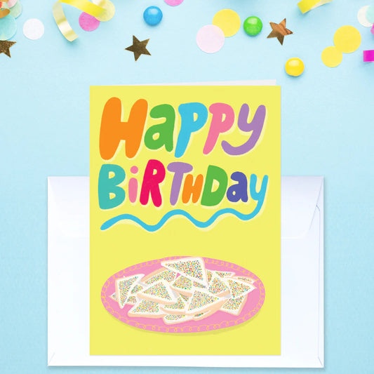 Able & Game Happy Birthday Fairy Bread Card