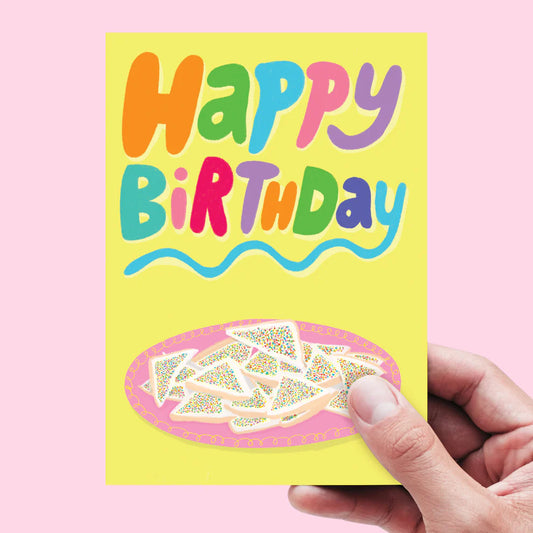 Able & Game Happy Birthday Fairy Bread Card