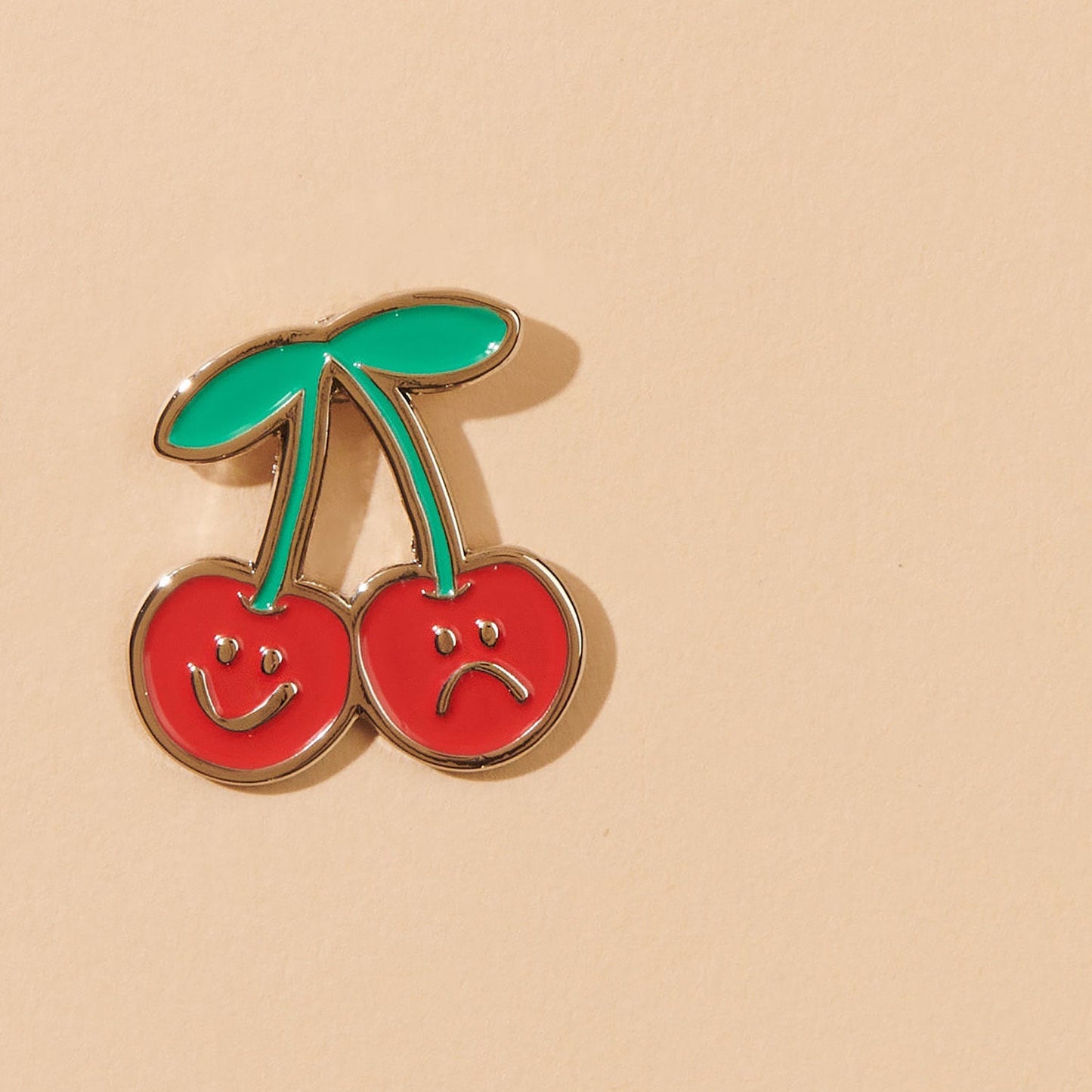 And Here We Are Cherries Pin