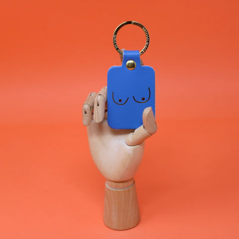 Ark Boobs Key Fob - Cornflower