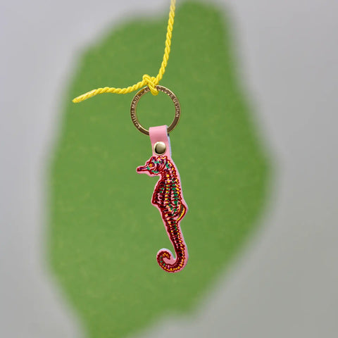 Ark Seahorse Key Fob - Pale Pink