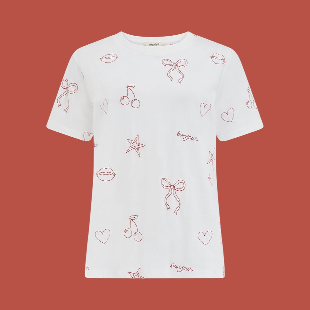 Sugarhill Brighton Maggie Tee - Embroidery