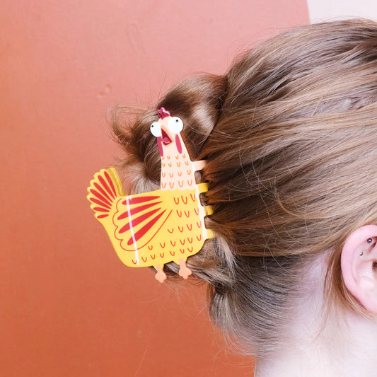 Bea Bellingham Screaming Chicken Hair Claw