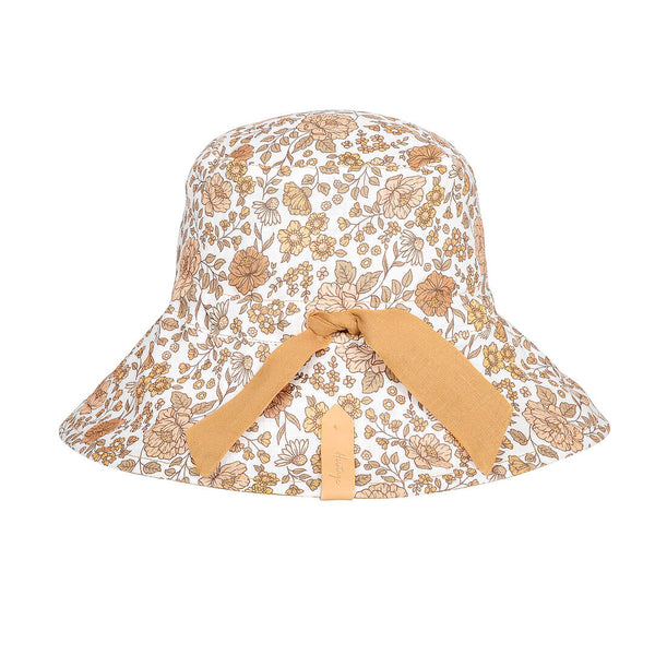 Bedhead Vacationer Reversible Adult Sun Hat - Marie / Maize