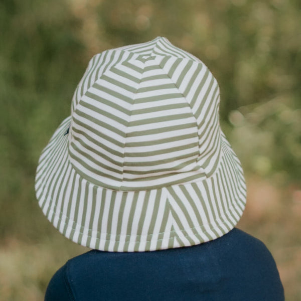 Bedhead Khaki Stripe Bucket Hat