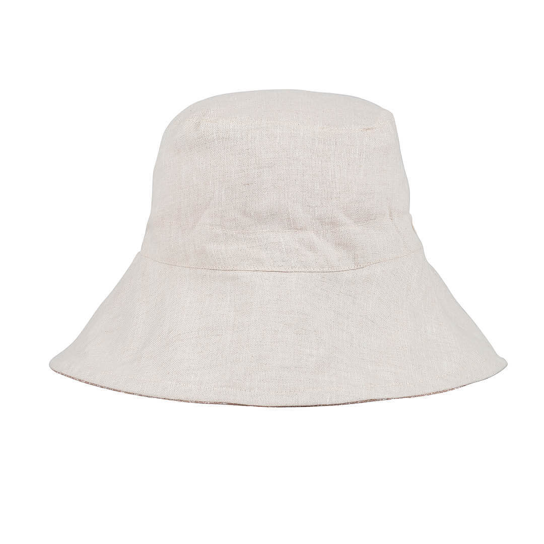 Bedhead Vacationer Reversible Adult Sun Hat - Flynn / Flax