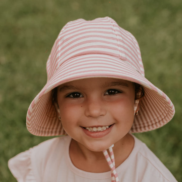 Bedhead Pink Stripe Bucket Hat