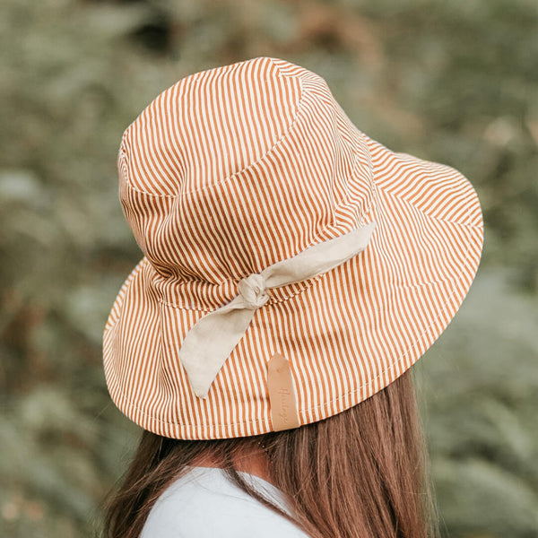 Bedhead Vacationer Reversible Adult Sun Hat - Frankie / Flax