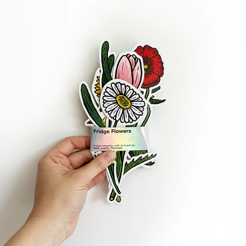 Billie Justice Thomson Fridge Flowers Magnet Set