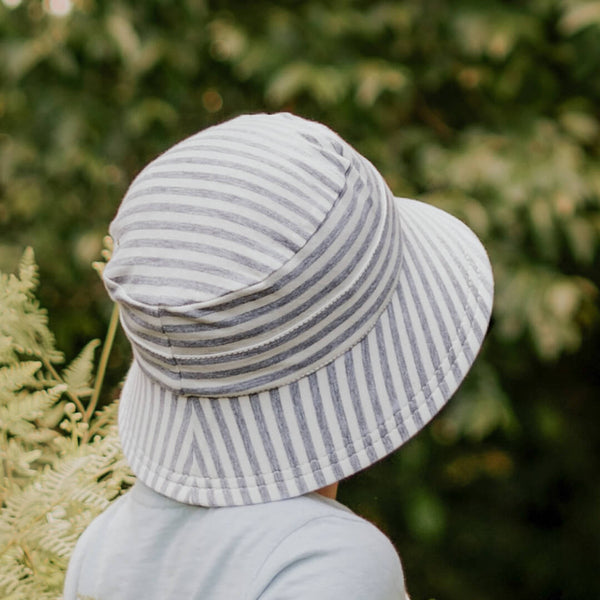 Bedhead Grey Stripe Bucket Hat