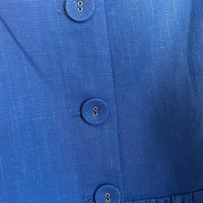 Origami Doll Penelope Dress - Cobalt