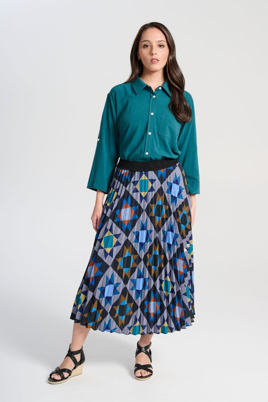 Olga de Polga Veda Night Pleated Skirt