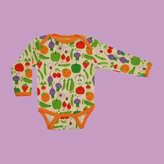 Duns Harvest Yellow Long Sleeve Bodysuit