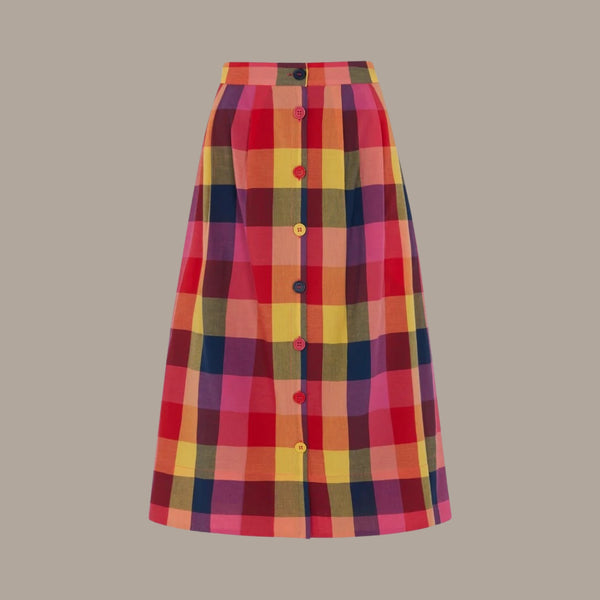 Emily & Fin Brianna Plaid Skirt