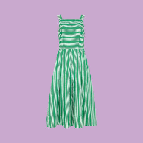 Emily & Fin Suki Beachcomber Stripe Green Dress