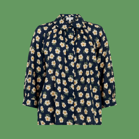 Emily & Fin Gwen Navy Floral Blouse