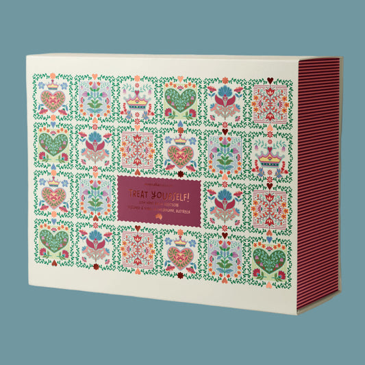 A Scandi inspired illustrated gift box.