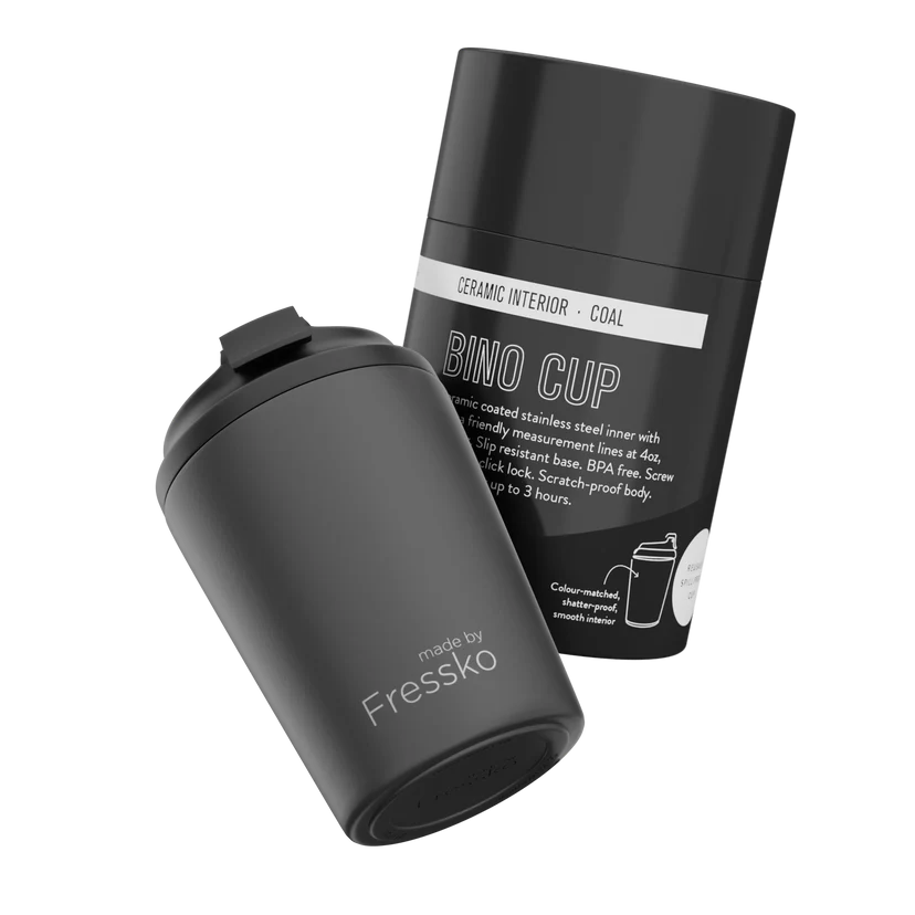 Fressko Ceramic Interior Bino Reusable Coffee Cup - 8oz