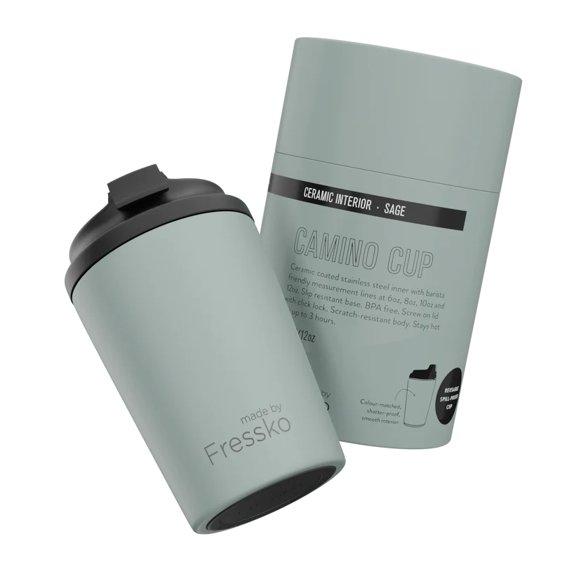 Fressko Ceramic Interior Camino Reusable Coffee Cup - 12oz
