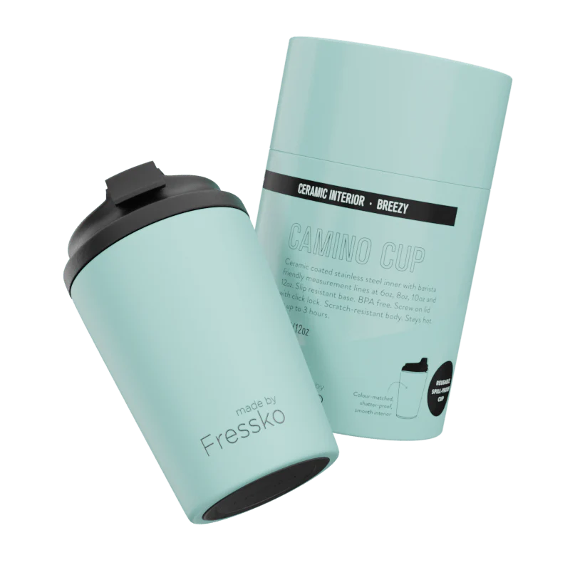 Fressko Ceramic Interior Camino Reusable Coffee Cup - 12oz