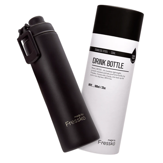 IMPERFECT: Fressko MOVE Drink Bottle - 660ml in Coal