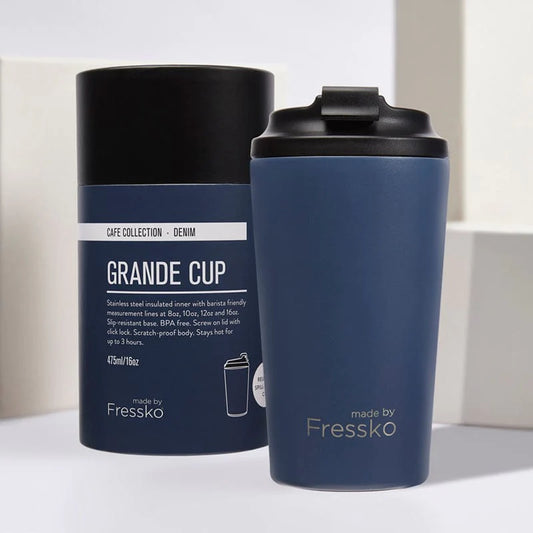 IMPERFECT: Fressko Grande Reusable Coffee Cup - Denim
