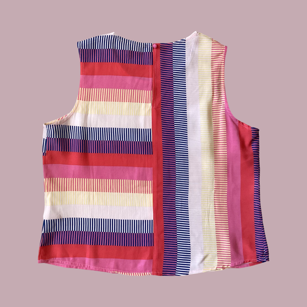 Frock Me Out Miami Stripe Sleeveless Top