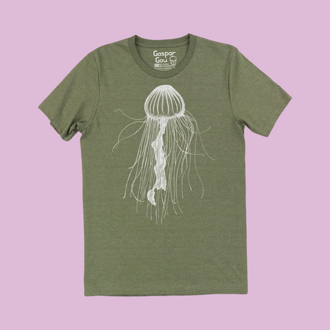 Gaspar Gou Jellyfish Tee - Khaki