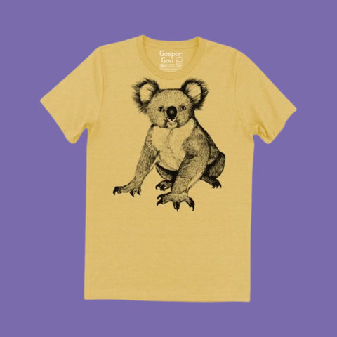 Gaspar Gou Koala Tee - Yellow