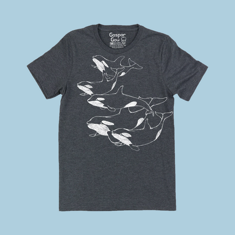 Gaspar Gou Orcas Tee - Grey