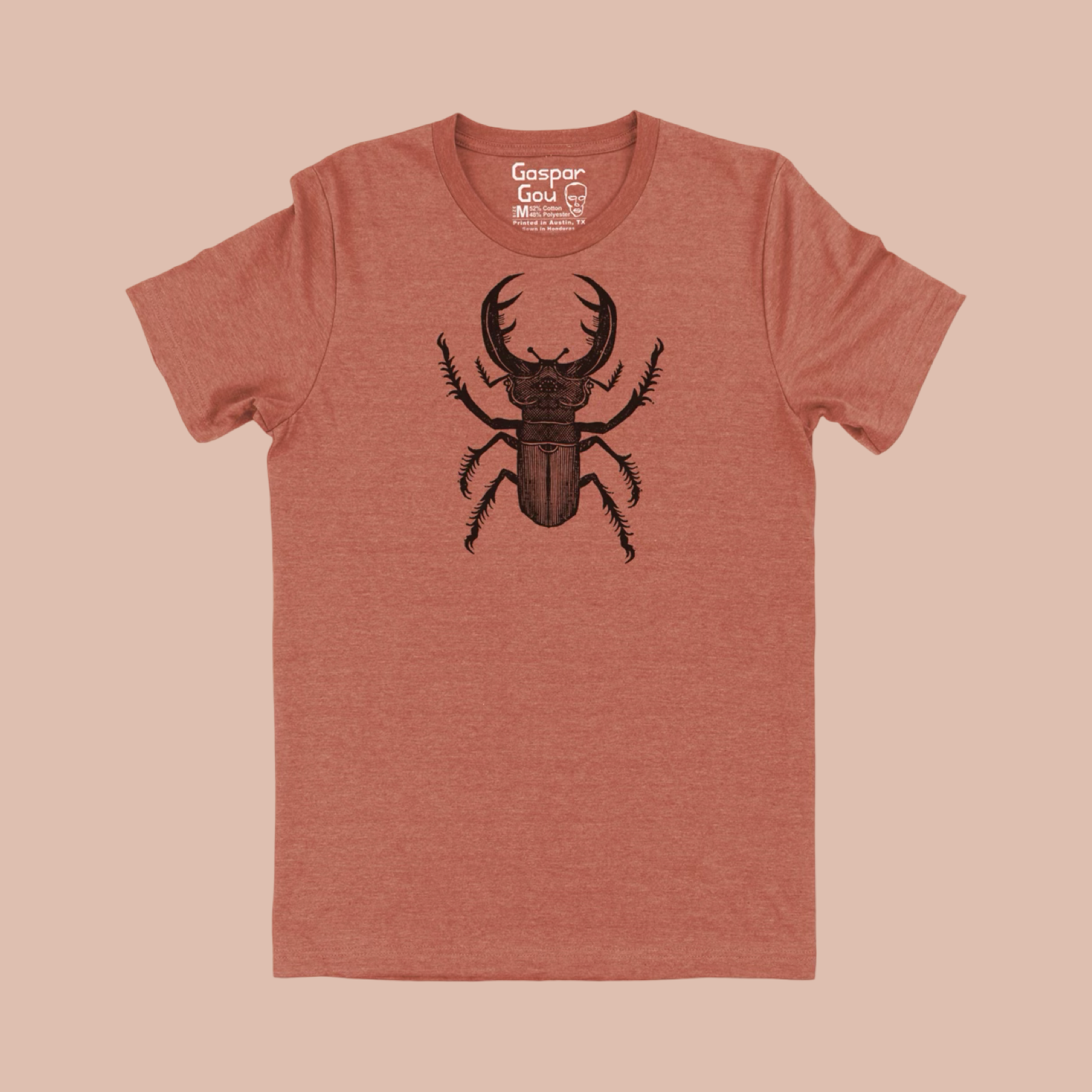Gaspar Gou Stag Beetle Tee - Red – Ruck Rover General Store