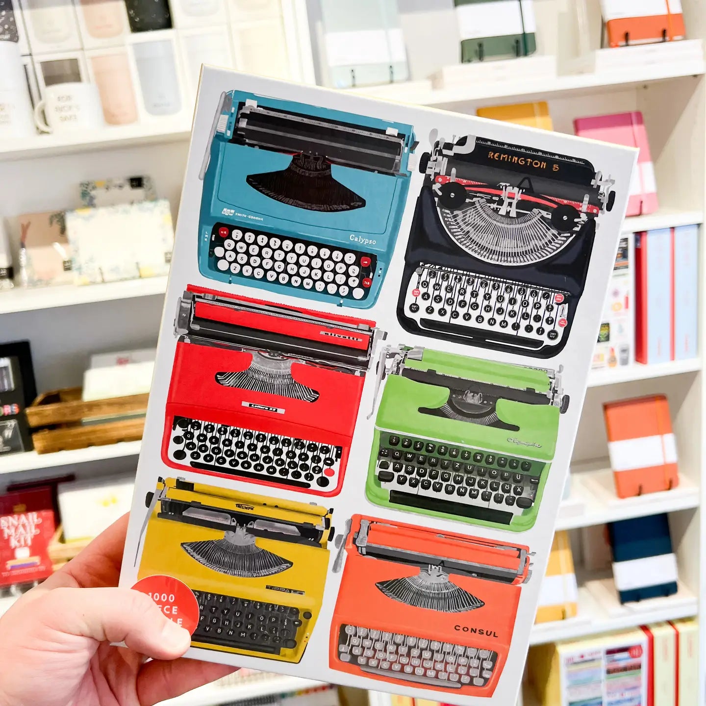 Happily Puzzles Inked 1000 Piece Jigsaw Puzzle