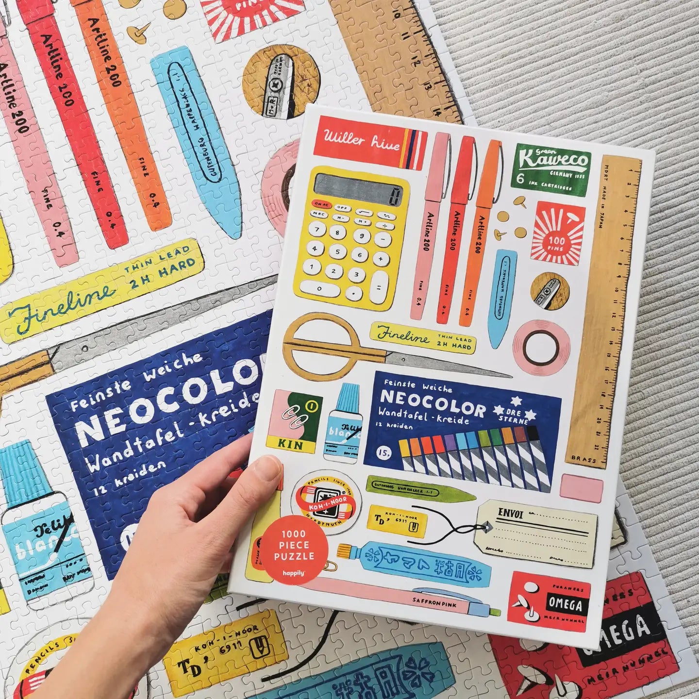 Happily Puzzles Stationery 1000 Piece Jigsaw Puzzle