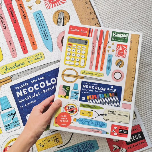 Happily Puzzles Stationery 1000 Piece Jigsaw Puzzle