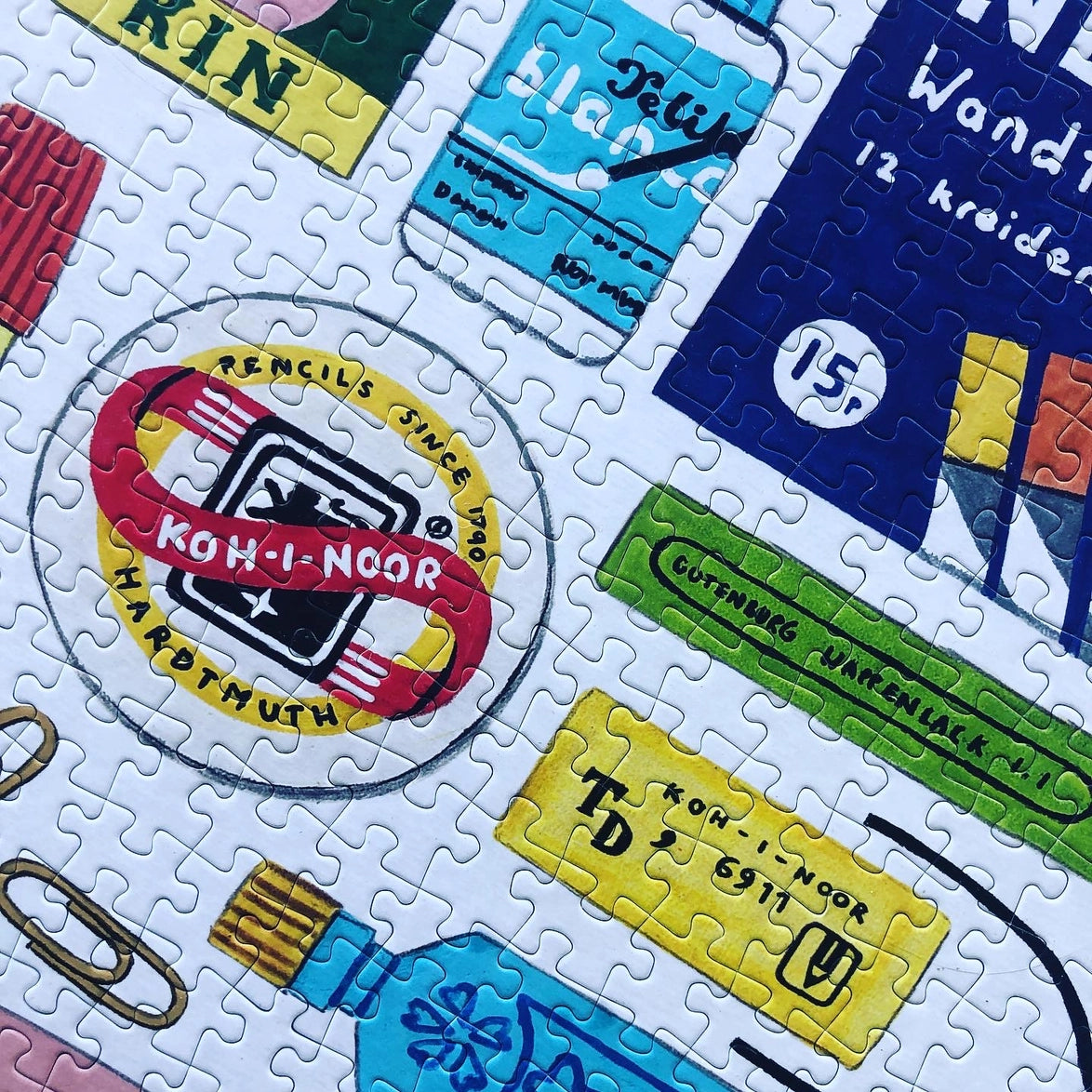 Happily Puzzles Stationery 1000 Piece Jigsaw Puzzle