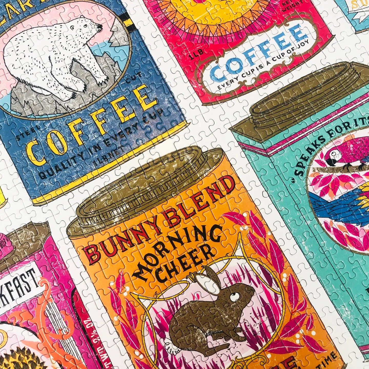 Happily Puzzles Tea & Coffee 1000 Piece Jigsaw Puzzle