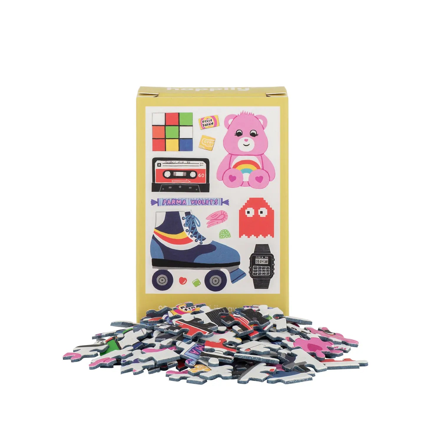 Happily Puzzles Retro 80s 99 Piece Mini Jigsaw Puzzle