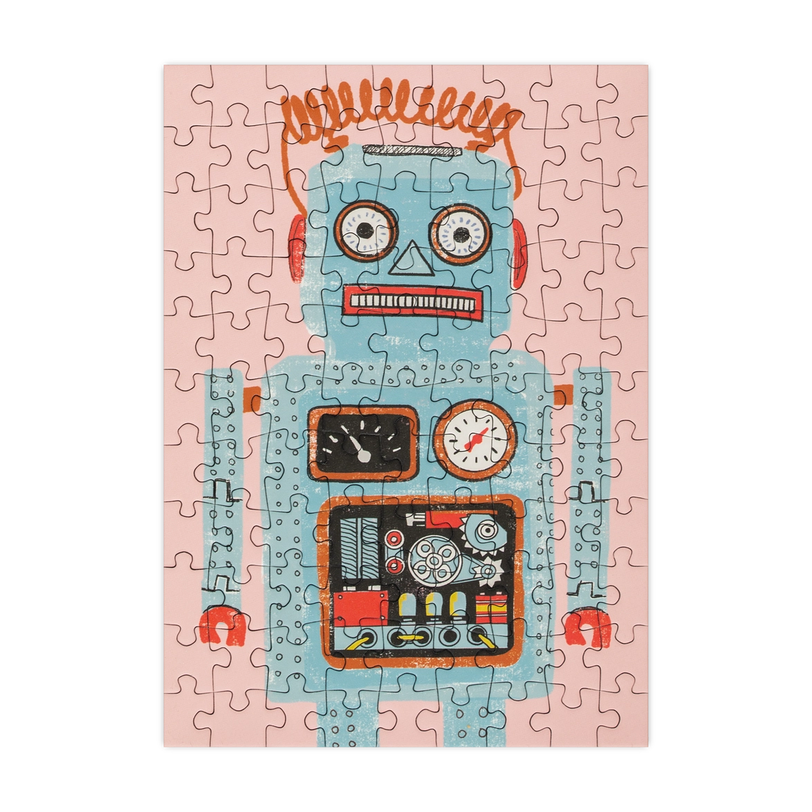 Happily Puzzles Robot 99 Piece Mini Jigsaw Puzzle