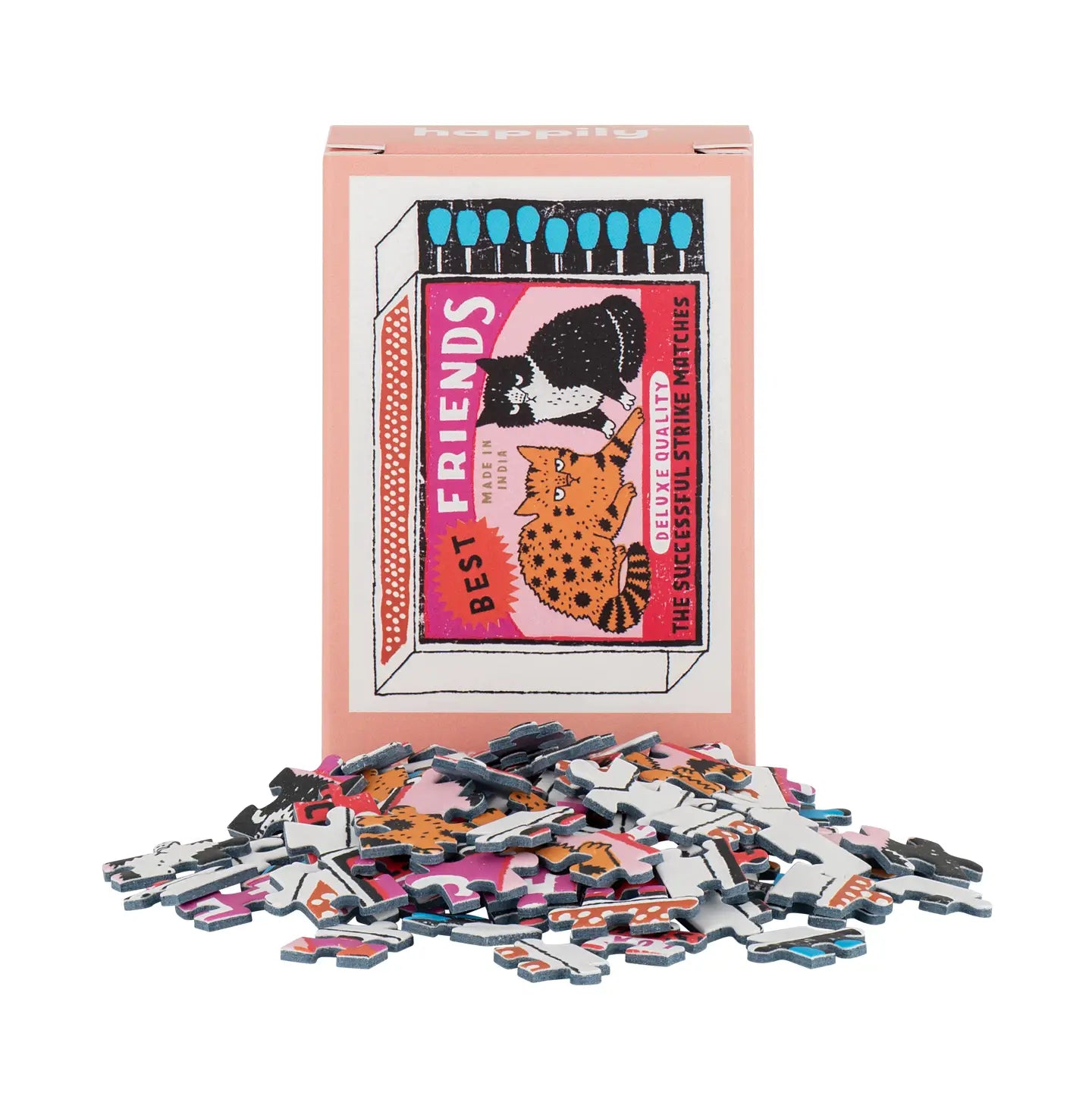 Happily Puzzles Matches 99 Piece Mini Jigsaw Puzzle