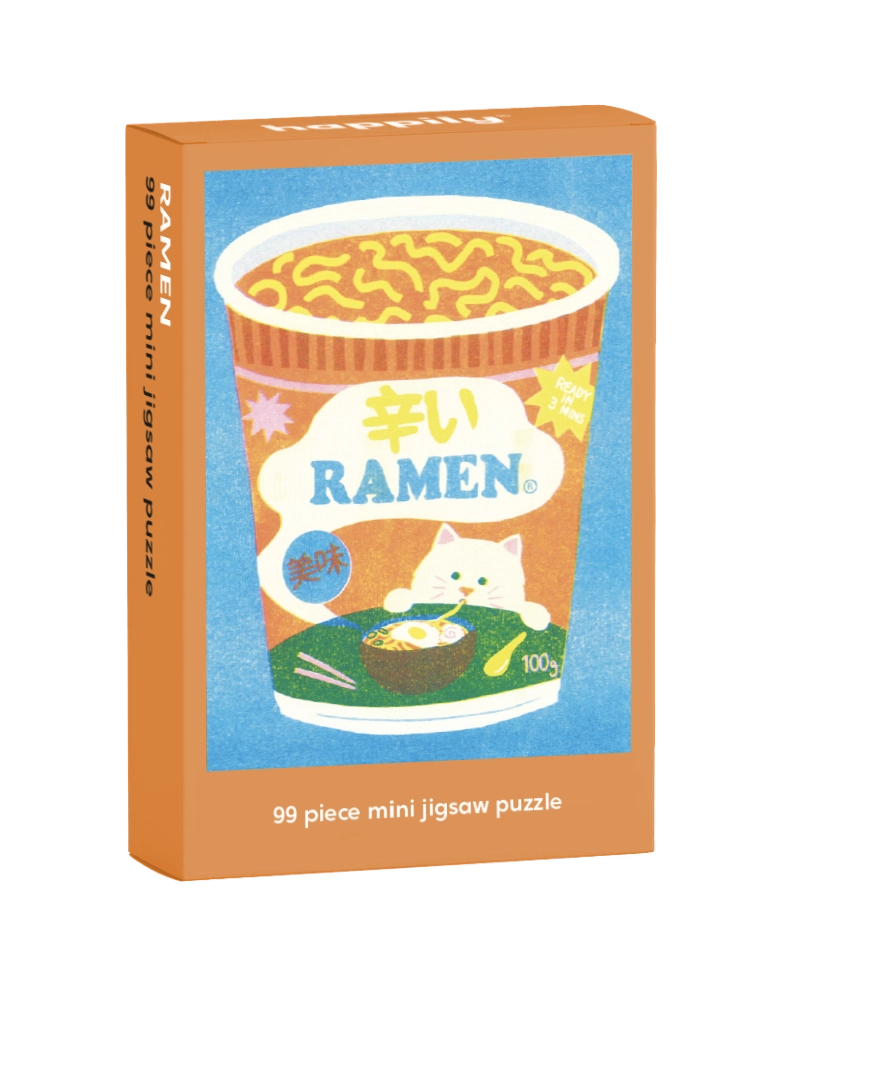 Happily Puzzles Ramen 99 Piece Mini Jigsaw Puzzle