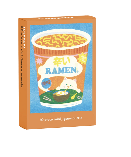 Happily Puzzles Ramen 99 Piece Mini Jigsaw Puzzle