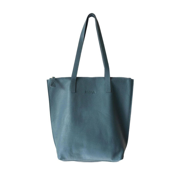 Hoopla Small Zip Up Tote in Teal