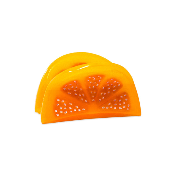Jenny Lemons Mini Orange Slice Hair Claw