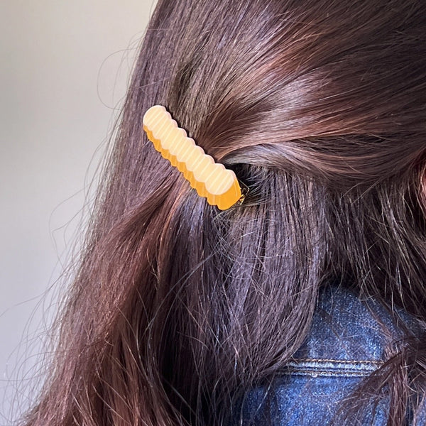 Jenny Lemons Crinkle Cut Fries Hair Clip Set