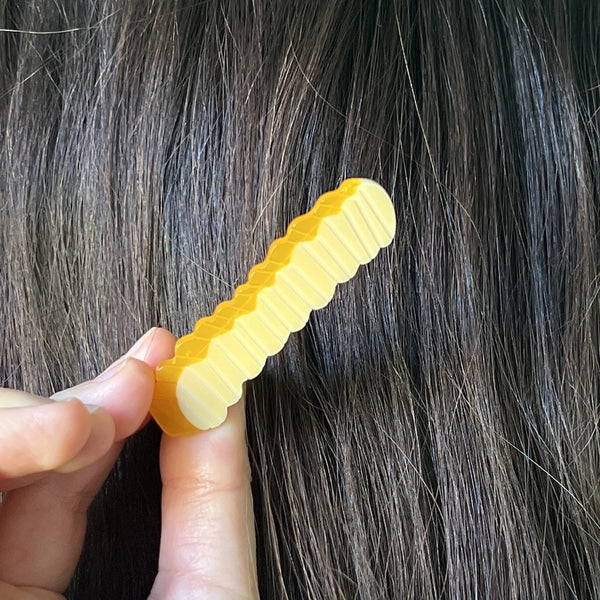 Jenny Lemons Crinkle Cut Fries Hair Clip Set