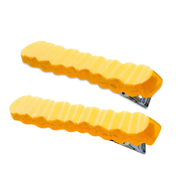 Jenny Lemons Crinkle Cut Fries Hair Clip Set